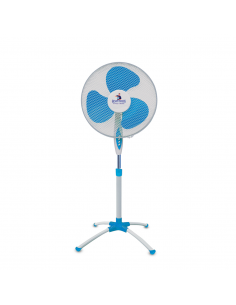 Ventilatore Piantana 3 Pale da 40cm 50W 3 Velocità Altezza 135cm