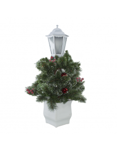 Lampada di Natale Decorazione con Luci Calde Ornamento Natalizio 90cm