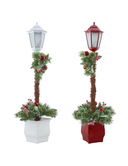 Lampada di Natale Decorazione con Luci Calde Ornamento Natalizio 150cm