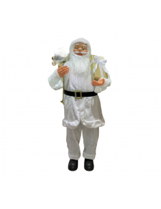 Babbo Natale PANNA/BIANCO H110cm Decorazione Accessori di Natale per Addobbi