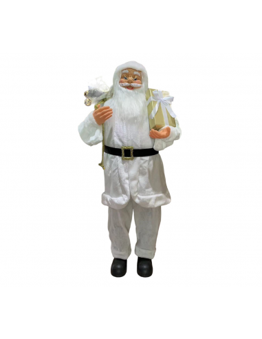 Babbo Natale PANNA/BIANCO H110cm Decorazione Accessori di Natale per A