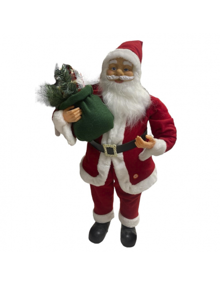 Babbo Natale Rosso H90cm Decorazione Accessori di Natale per Addobbi