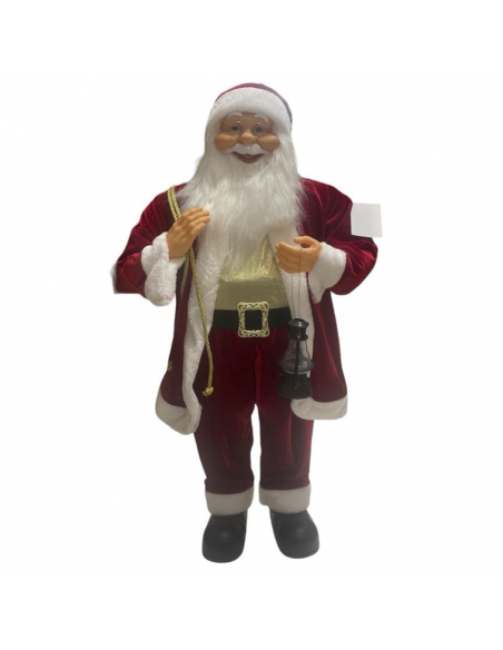 Babbo Natale Rosso da 90cm Decorazione Accessori Addobbi Natalizi